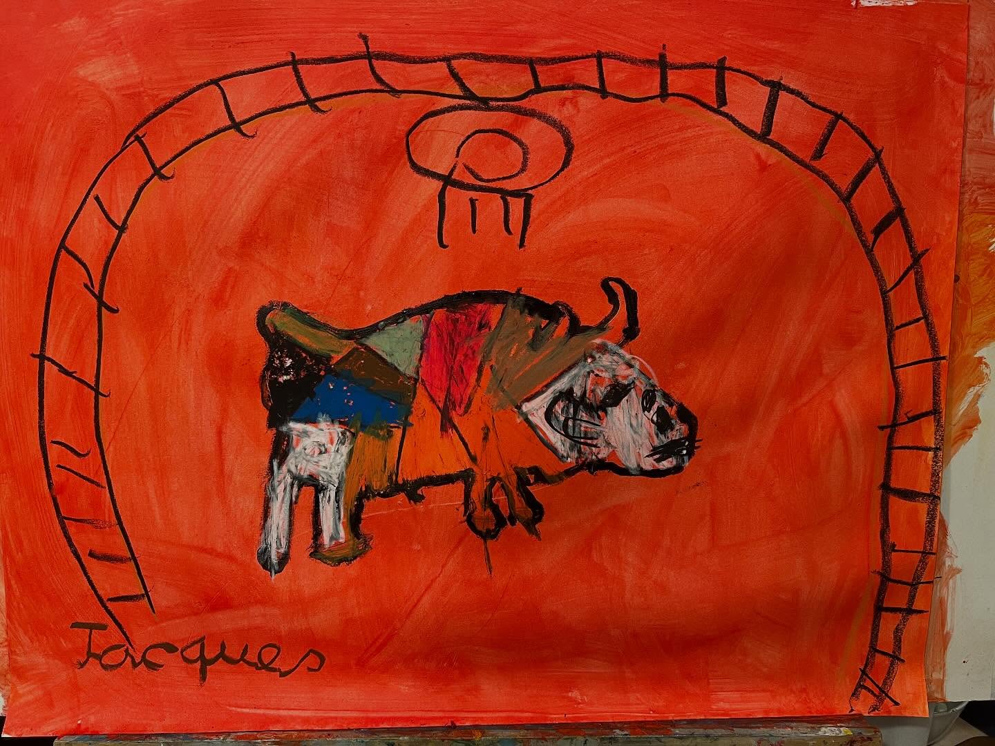 #les12travauxdheracles #LeTareauDeCréte #mythologie #taureaumachie #picasso #atelierenfant #6ans #mariafaure