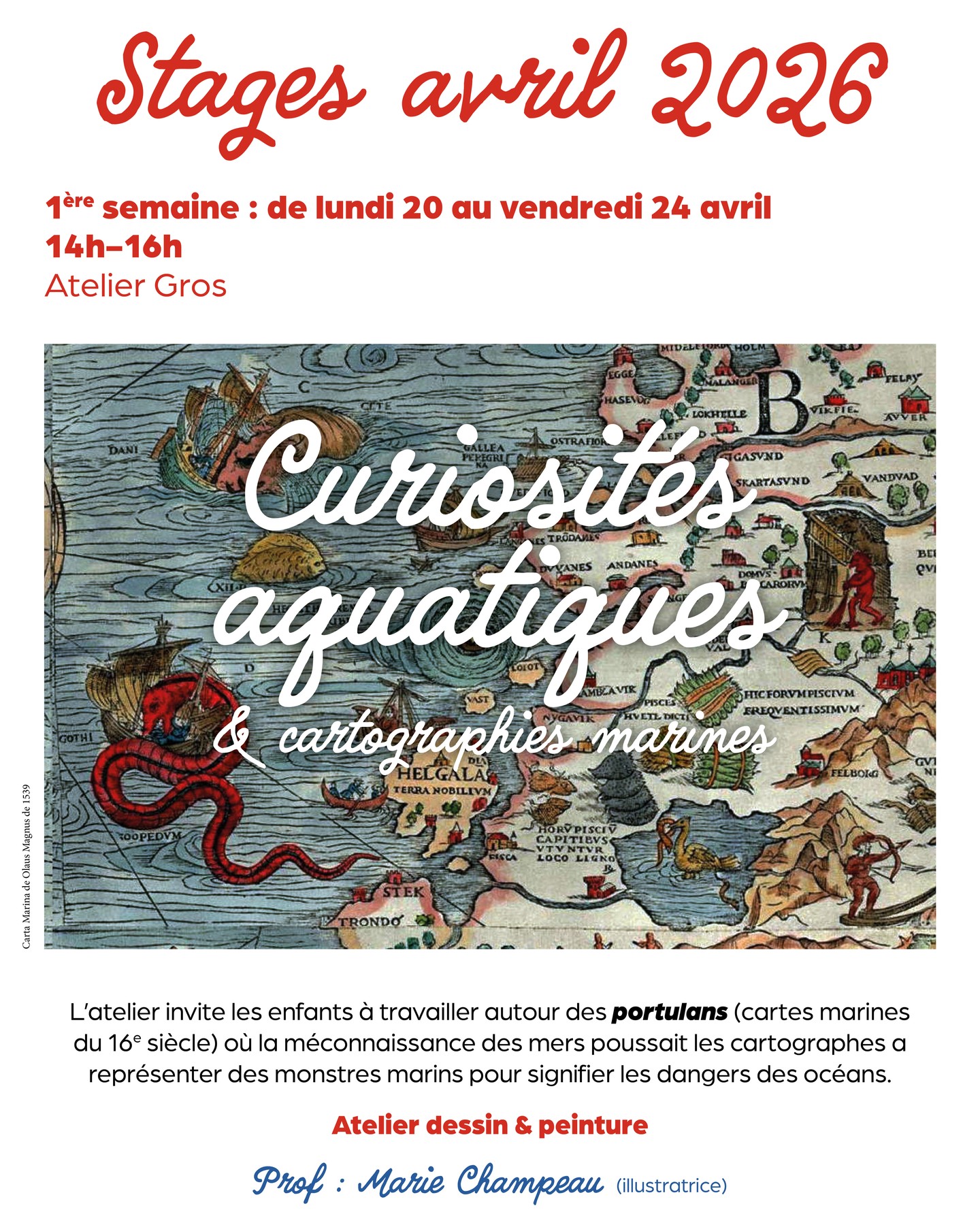 #stagevacances #CartographiesMarines #avril2026