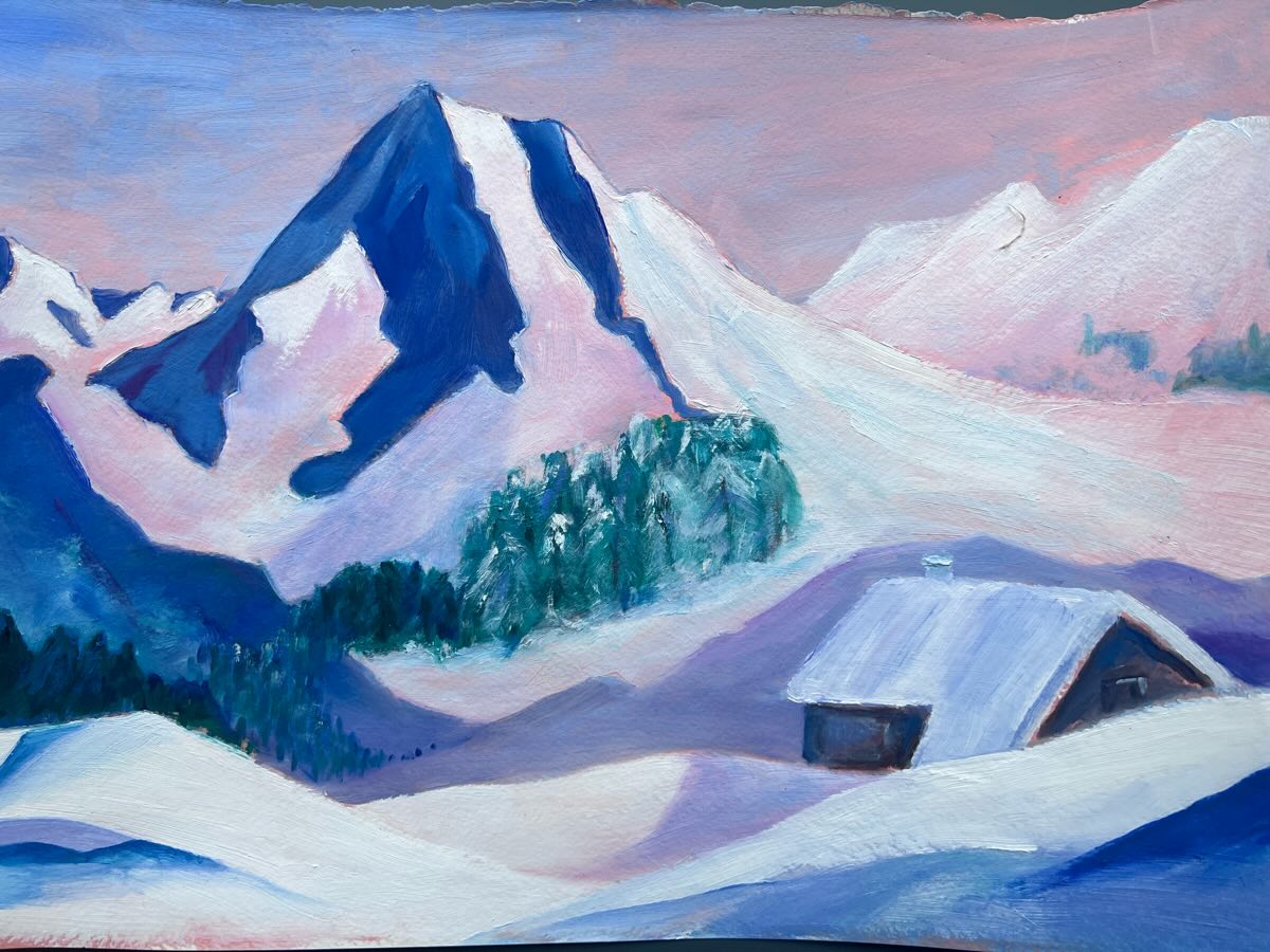 #peinturealhuile #atelieradultes #moka