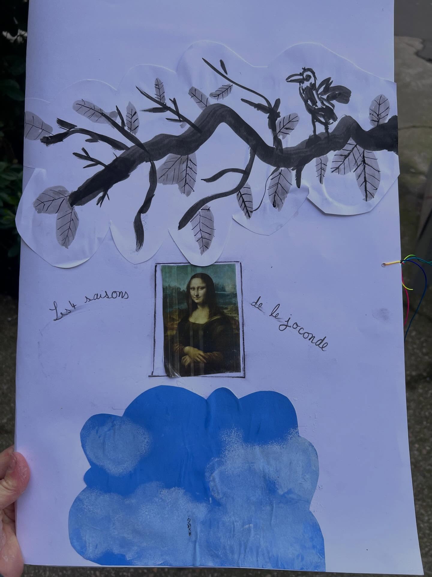 #les4saisons #lajoconde #voyage #calendrier #atelierpetits